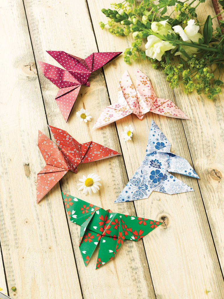 Inspired by this tradition, instructions for beautiful paper butterflies can be found in 'Paper Folding with Children'