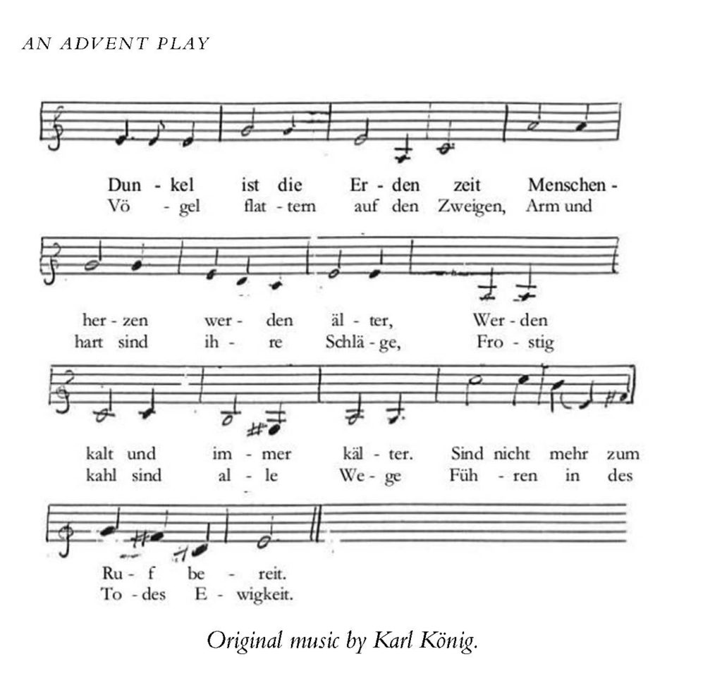 Music by Karl for Plays for the Festivals of the Year