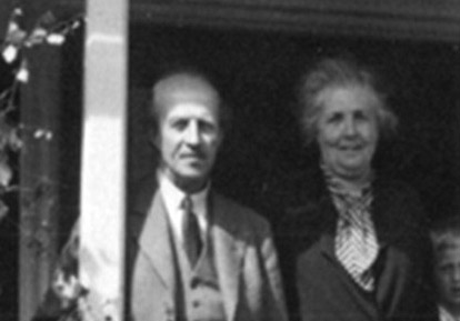 Photograph of Elsa Beskow and Nathaniel Beskow in 1937