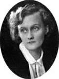 Photograph of Astrid Lindgren, author of Swedish children's books, aged about 17