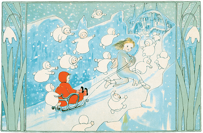 Illustration from The Story of the Snow Children by Sibylle von Olfers