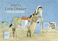 Gunhild Sehlin; Illustrated by Hélène Muller - Mary's Little Donkey Advent Calendar