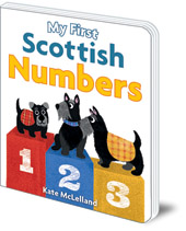 Illustrated by Kate McLelland - My First Scottish Numbers