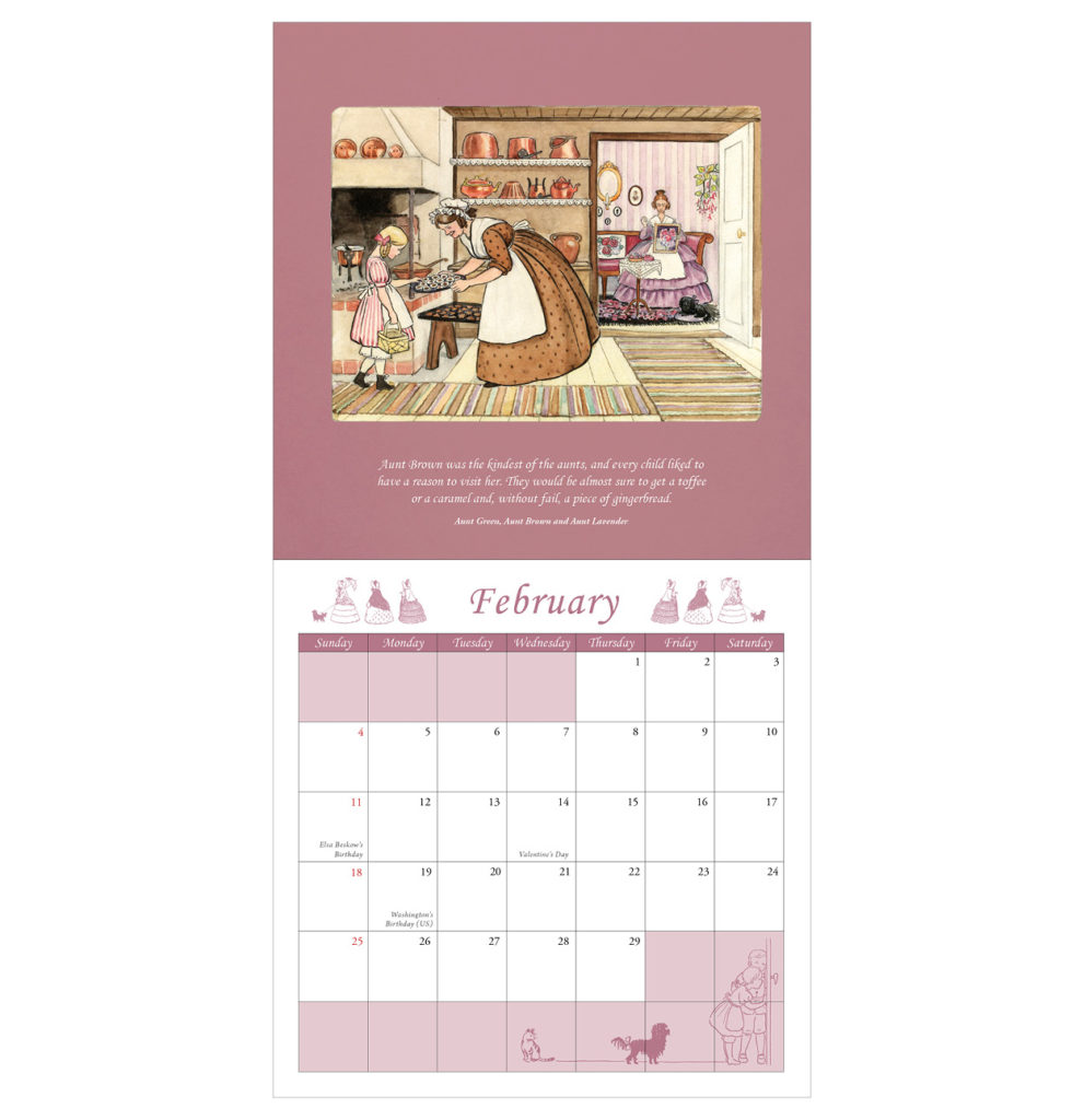Elsa Beskow Calendar 2024 Floris Books BlogFloris Books Blog