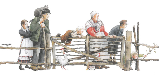 Illustration by Marit Törnqvist from Astrid Lindgren, Goran's Great Escape