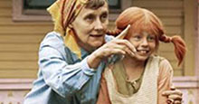 Photograph of Astrid Lindgren, author of Swedish children's books, with Pippi Longstocking actor Inger Nilsson Photograph of Astrid Lindgren, author of Swedish children's books, with Pippi Longstocking actor Inger Nilsson