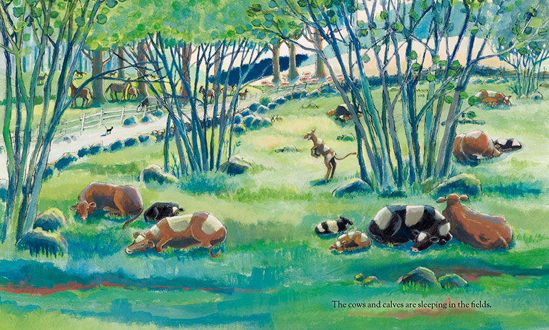 Illustration by Marit Törnqvist from Astrid Lindgren, Now That Night is Near Illustration by Marit Törnqvist from Astrid Lindgren, Now That Night is Near